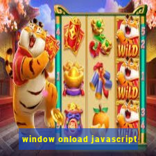 window onload javascript