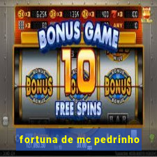 fortuna de mc pedrinho