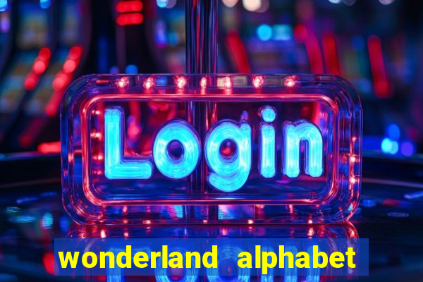 wonderland alphabet comic studio