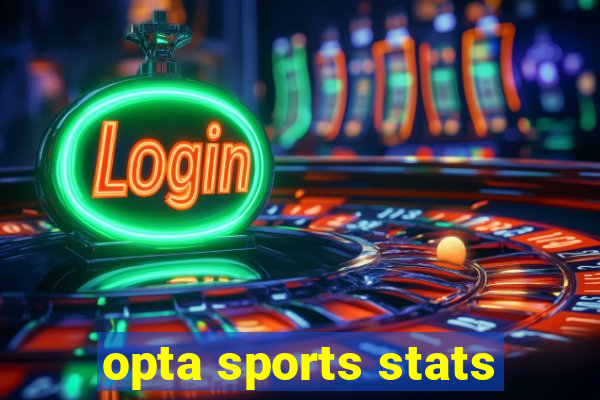 opta sports stats