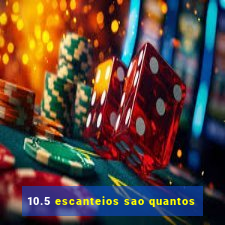 10.5 escanteios sao quantos