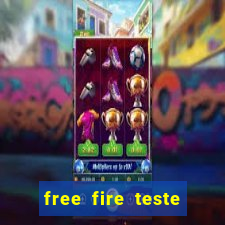 free fire teste grátis jogar agora